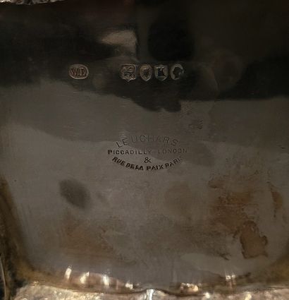 LEUCHARS orfèvre
Boîte à thé en argent 925°/°°,...