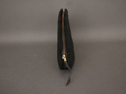 Pochette du soir de forme demi'lune en tissus...