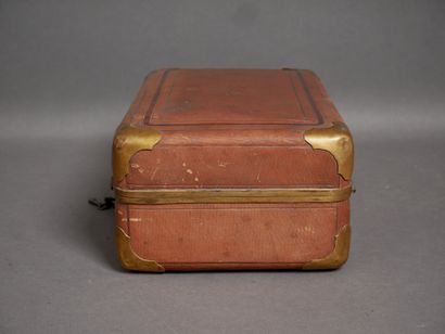 SORMANI
Leather and brass travel toilet case
H:...