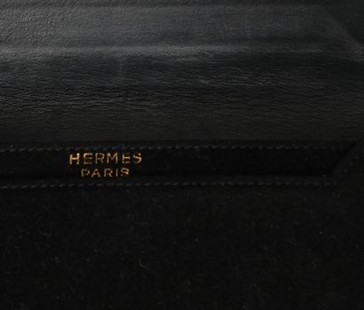 HERMES Paris 
Evening clutch bag in black...