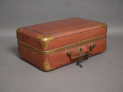 SORMANI
Leather and brass travel toilet case
H:...