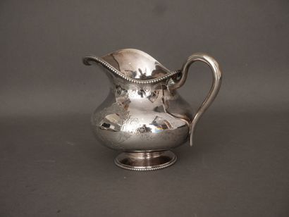 HARLEUX silversmith
Milk jug on 950°/°° silver...