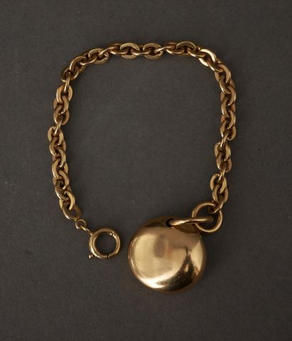 MONNAIE DE PARIS 
Bracelet en or jaune 18k...