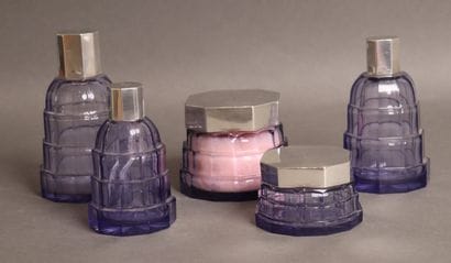 TIRBOUR Goldsmith
Lavatory set in transparent...