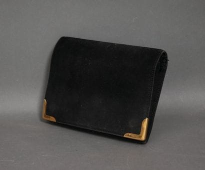 HERMES Paris 
Evening clutch bag in black...