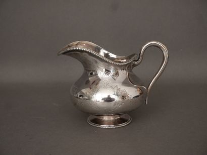 HARLEUX silversmith
Milk jug on 950°/°° silver...