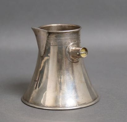 Verseuse in silver 900°/°° engraved with...