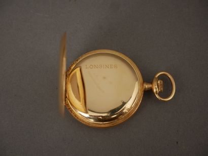 LONGINES
Montre de gousset en or jaune 18k,...