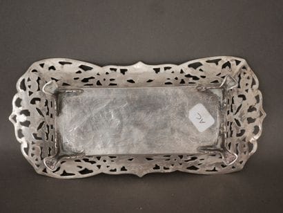 Pair of silver mouchettes 950°/°° and their...
