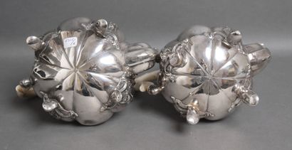 DERAIN goldsmith
Quadripod silver tea-coffee...