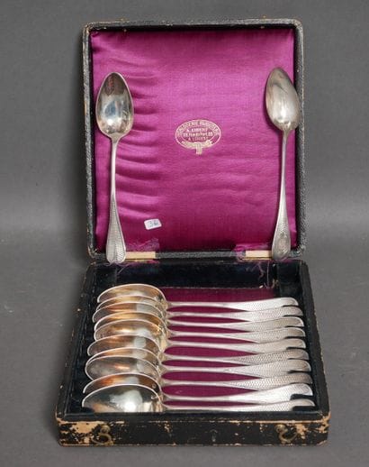 Henri-Louis CHENAILLER silversmith
Twelve...