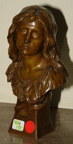 Paul Eugène MENGIN
Buste de jeune fille Epreuve...