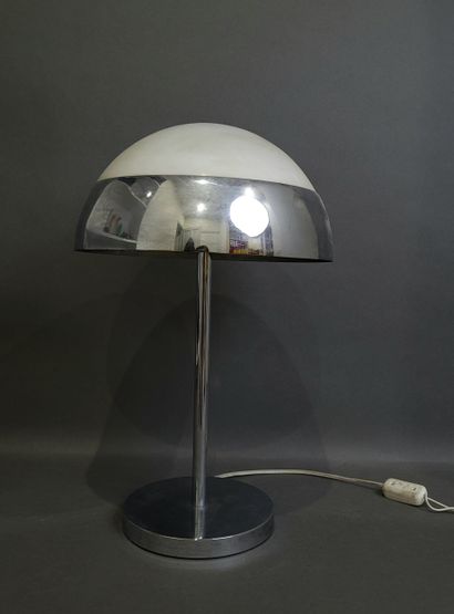 Maison Jean PERZEL Desk lamp with hemispherical...
