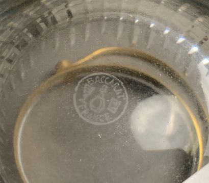 BACCARAT Cut crystal ice bucket, Nancy model,...