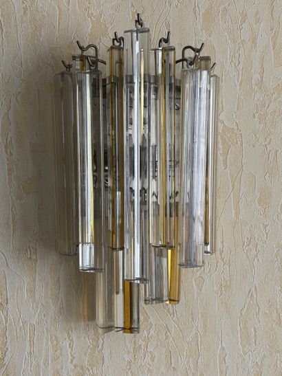 VENNINI Murano Triedre Suite of four metal...