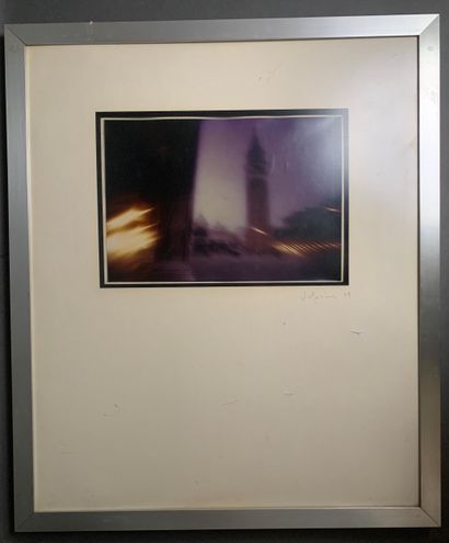 Contemporary school Big Ben Photograph signed...