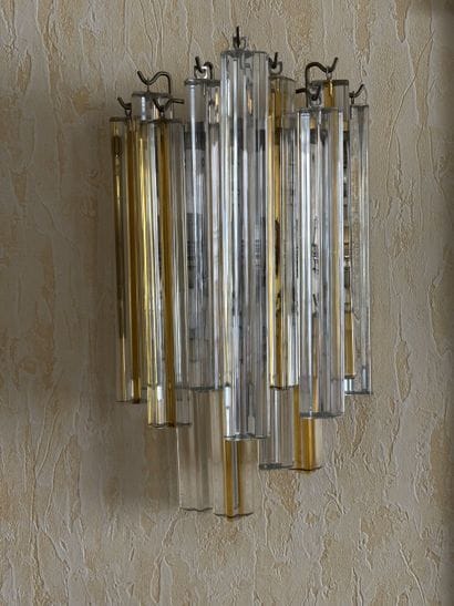 VENNINI Murano Triedre Suite of four metal...