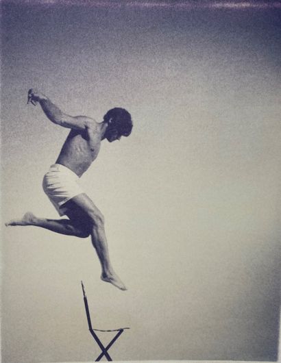 Modern school Le saut Reproduction of a black...