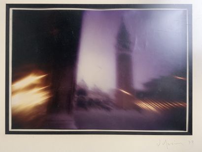 Contemporary school Big Ben Photograph signed...