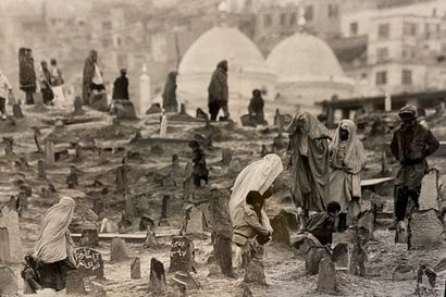 Patrick de NOIRMONT (1950-) Cemetery in Afghanistan,...