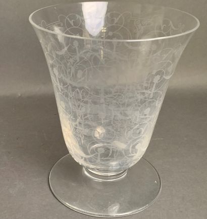 BACCARAT Michelangelo-model crystal vase...