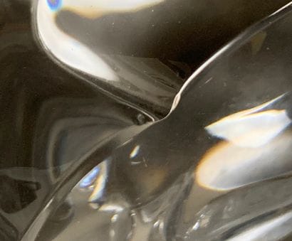 DAUM France Transparent crystal rabbit sculpture,...