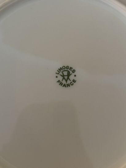 LIMOGES Coffee and cake service in white...