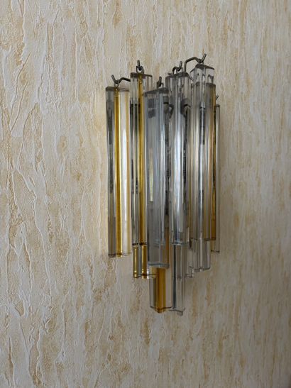 VENNINI Murano Triedre Suite of four metal...