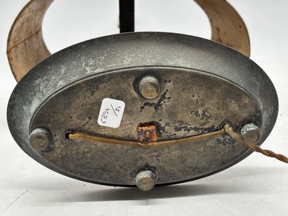 Oval two-light metal hot-water bottle lamp,...
