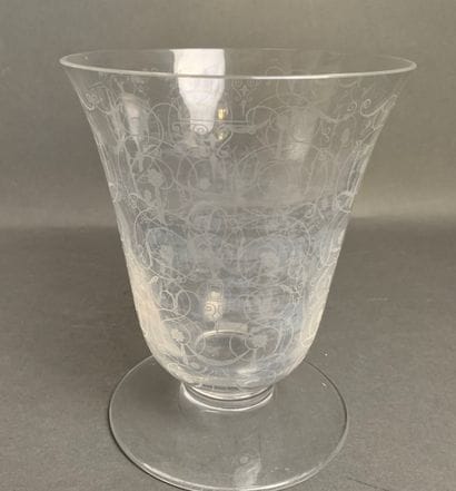 BACCARAT Michelangelo-model crystal vase...