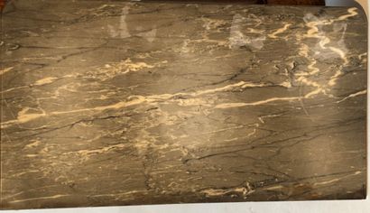 Secretary with flap in light-colored veneer...