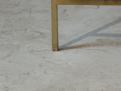 Paul McCOBB (1917-1969) Round-top white marble...