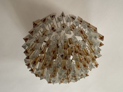 VENNINI Murano Triedre Metal ceiling light...
