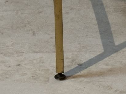 Paul McCOBB (1917-1969) Round-top white marble...