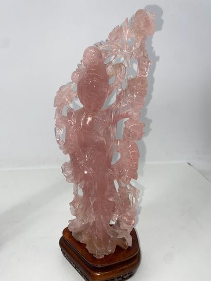 CHINA Set of five statuettes in hard stones...