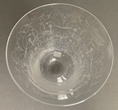 BACCARAT Michelangelo-model crystal vase...