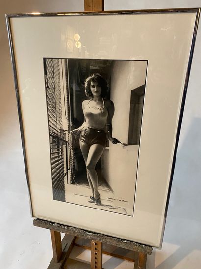 Sophia Loren a 17 anni, a Pozzuoli Reproduction...