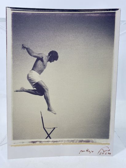Modern school Le saut Reproduction of a black...