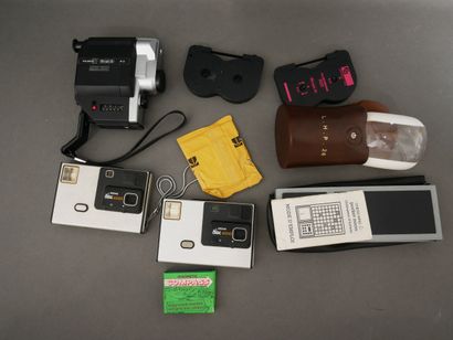 Lot: - KODAK Two disc 4000 cameras - FUJICA...
