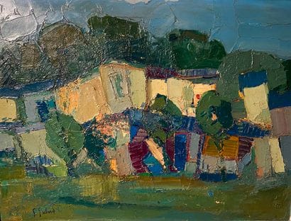 G. GALARD (XXe siècle) 
Paysage abstrait
Huile...