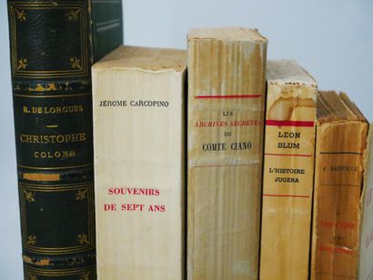 Lot :
- Léon BLUM. 
L’Histoire jugera.
L’Arbre,...