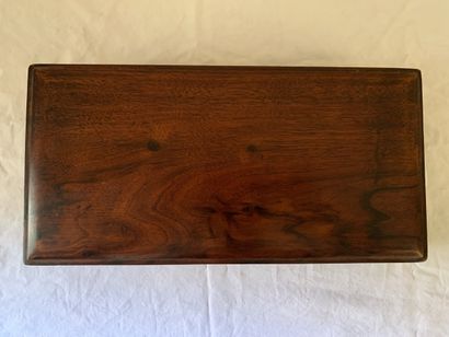 Coffret d'écolier en bois naturel, Chine...