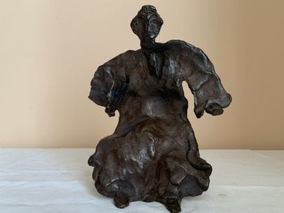 Josette RISPAL (1946-)
Personnage assis
Sculpture...