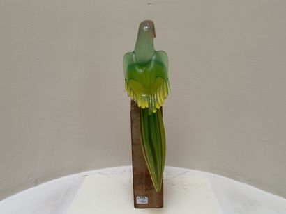 Ecole contemporaine
Perroquet
Sculpture en...