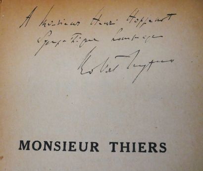 Lot :
- Jacques BAINVILLE. 
Histoire de deux...