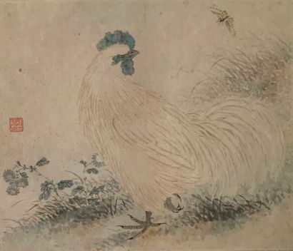 Ecole chinoise
La poule et le poisson chat
Deux...
