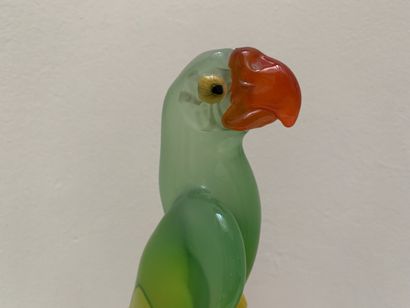Ecole contemporaine
Perroquet
Sculpture en...