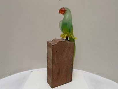 Ecole contemporaine
Perroquet
Sculpture en...