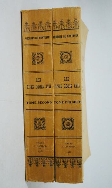 Georges de MANTENER. 
Les Faux Louis XVII.
2...