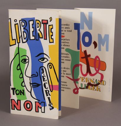 Paul ÉLUARD - Fernand LEGER d'après
Liberté...